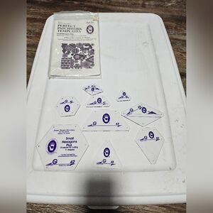 Marti Michell Perfect Patchwork Templates: SET"G", 9 Pieces to cut 11 Shapes